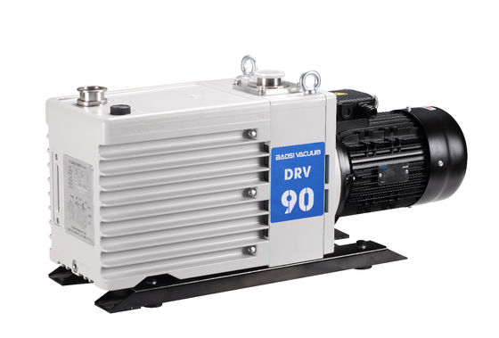 90 m3/h Δύο σταδιακή πετρελαϊκή σφραγισμένη περιστροφική αντλία κενού DRV90 RAL 7047